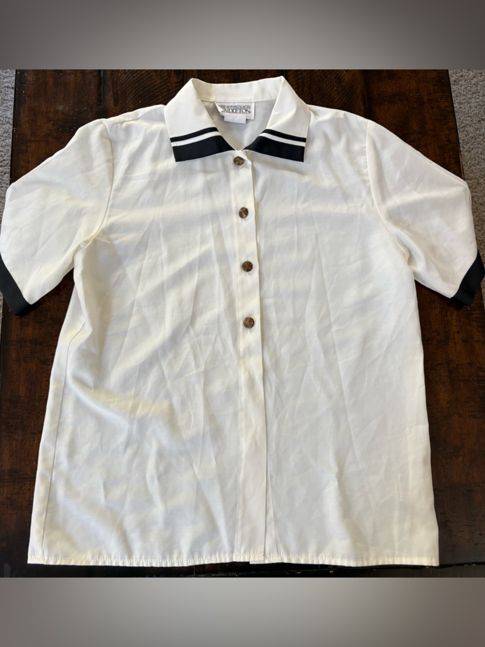Vintage Pendleton Short Sleeve Bowling Style Shirt, Size 6